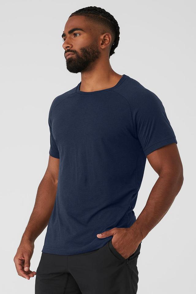 The Triumph Crew Neck Tee - Navy Product Image