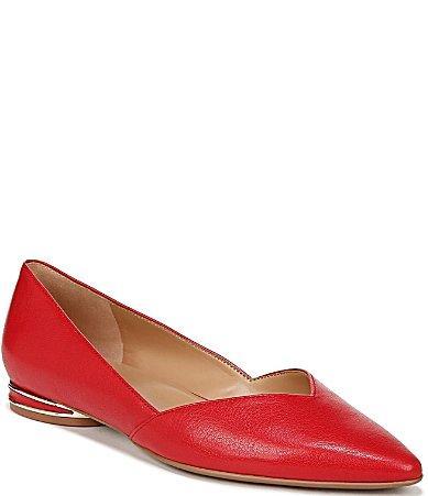 Naturalizer Havana Leather Slip-On Pointed Toe Dress Flats Product Image