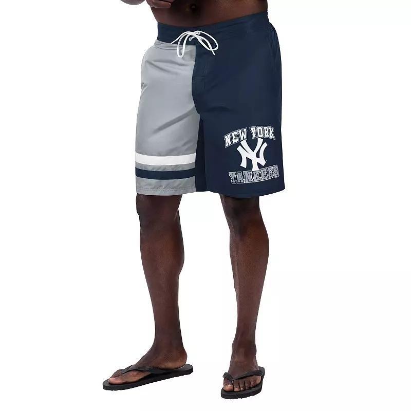 Mens G-III Sports by Carl Banks New York Yankees Anchor Swim Trunks Blue Product Image