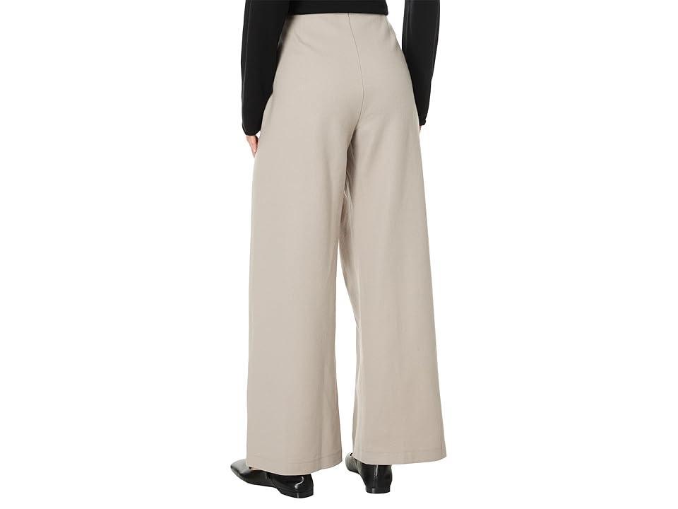 Eileen Fisher Full Length Wide Pant (Dove) Women's Dress Pants Product Image