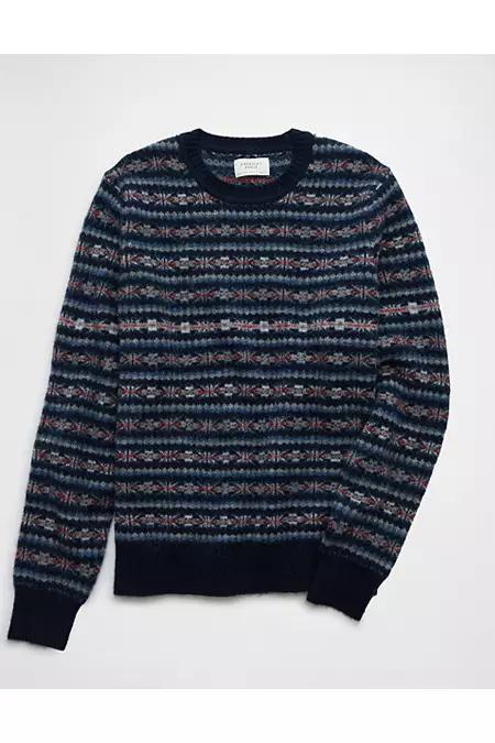 AE Cozy Cabin Fair Isle Sweater Mens Product Image