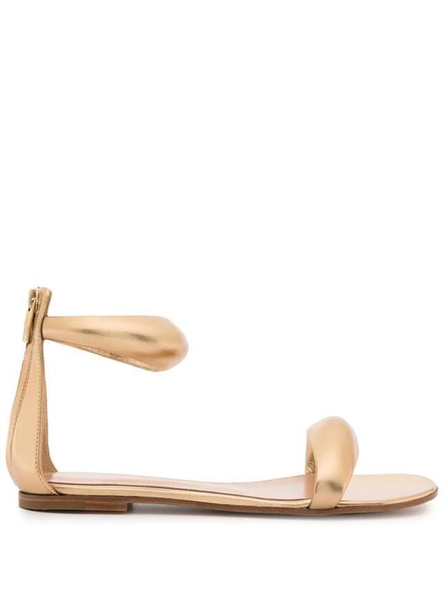 Bijoux 05 Metallic-effect Sandals In Gold Product Image