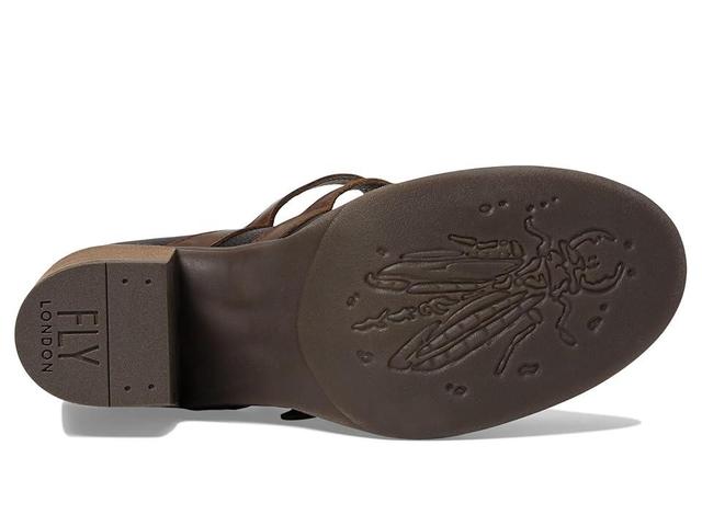 FLY LONDON BALY106FLY Camel Velvet/Bridle) Women's Shoes Product Image