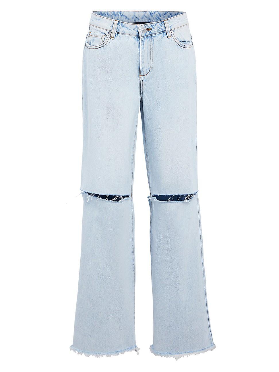 Womens Wrenley Low-Rise Jeans product image