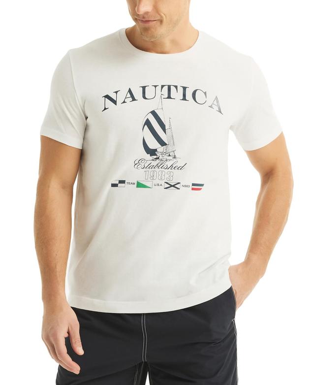 Nautica Mens Heritage Crewneck Graphic T-Shirt Product Image