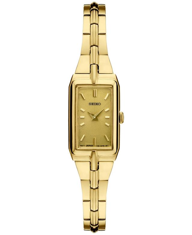 Seiko Womens Essential Gold Tone Stainless Steel Bracelet Watch - SWR048 Yellow Product Image