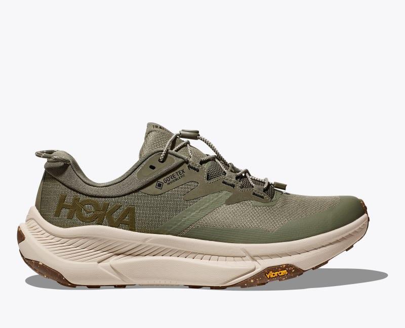 HOKA Mens Transport GTX Shoes in Eggnog/Eggnog, Size 11 Product Image