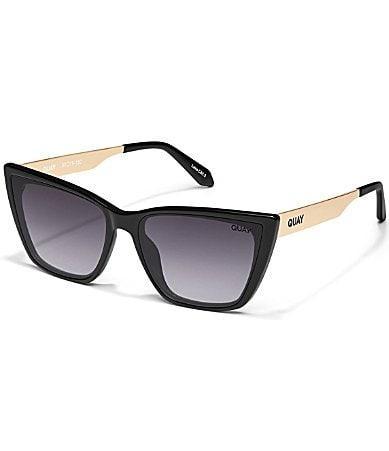 Quay Australia Womens Call The Shots 43mm Cat Eye Sunglasses Product Image