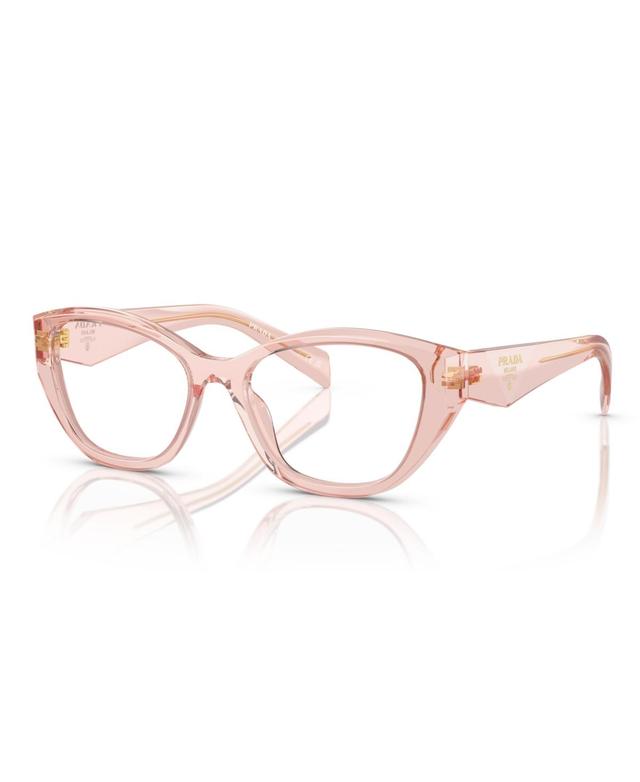 Prada Womens Eyeglasses, Pr 21ZV - Transparent Peach Product Image