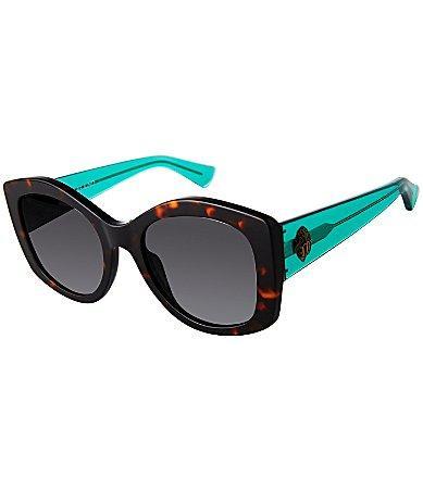 Kurt Geiger London Womens KGL1008 Shoreditch Large 53mm Oval Sunglasses Product Image