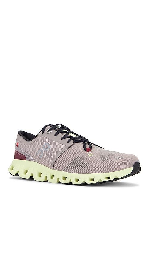 On Mens Cloud X - Running Shoes Grey/Brown Product Image