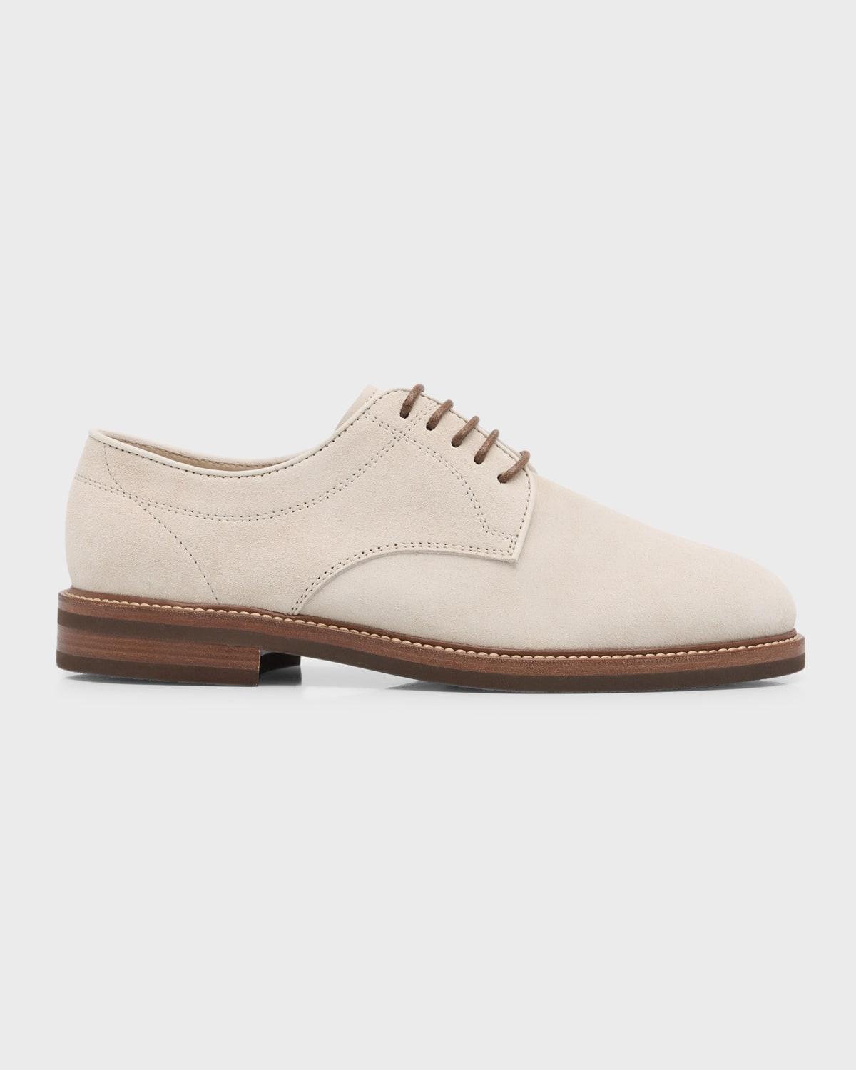 Mens Suede Derby Shoes Product Image