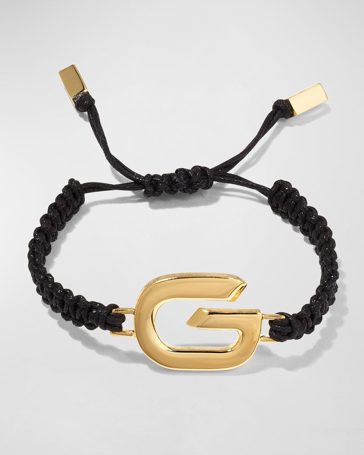 Mens G-Link Braided Cord Bracelet Product Image