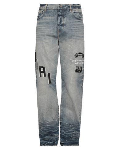 AMIRI Man Jeans Blue Size 34 Cotton Product Image