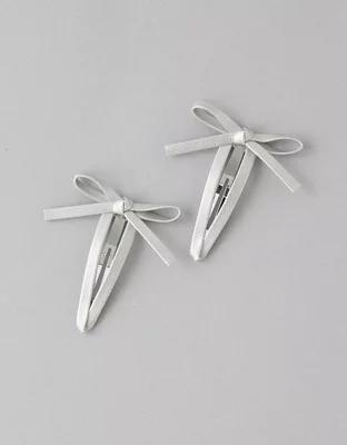 AEO Bow Barrette 2-Pack Product Image