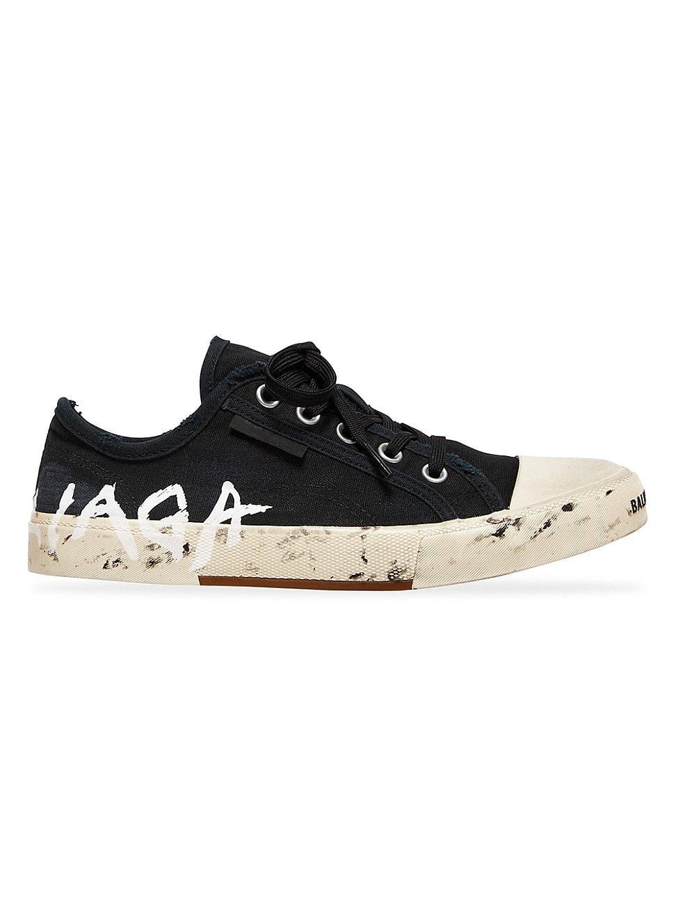 Womens Paris Low Top Graffiti Sneakers Product Image