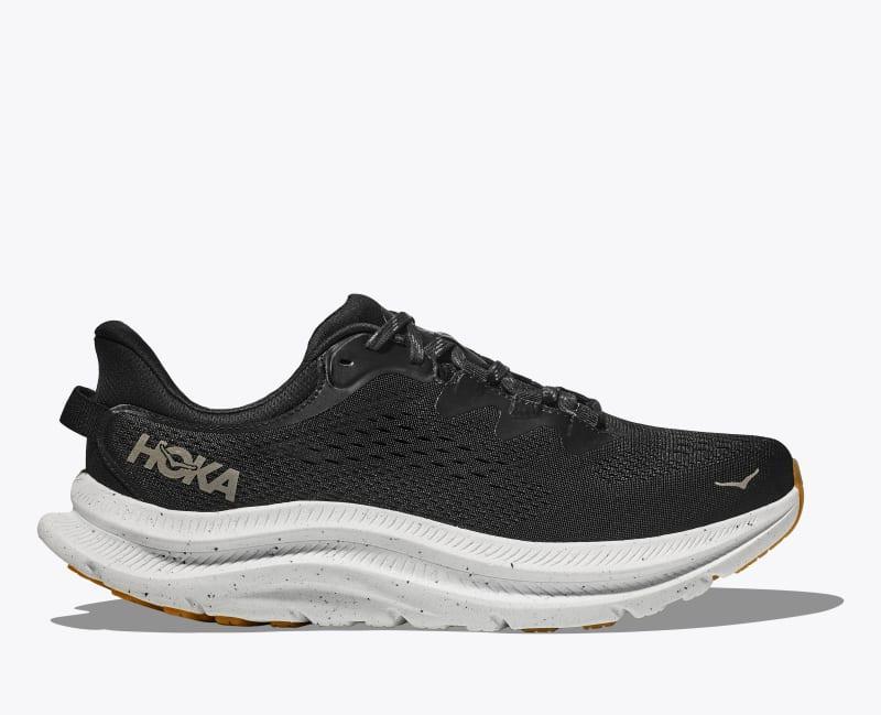 HOKA Mens Kawana 2 Shoes in Black/White, Size 14 Product Image