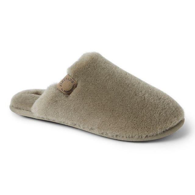 Dearfoams Broome Genuine Shearling Mens Scuff Slippers Product Image