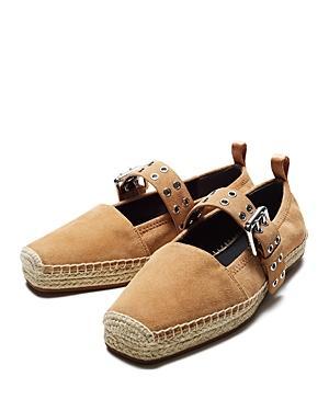 Anteros Leather Mary Jane Espadrilles Product Image