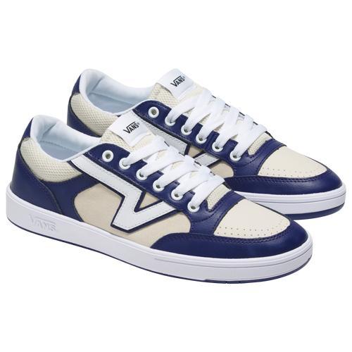 Vans Mens Vans Lowland CC - Mens Shoes White/Blue/Beige Product Image