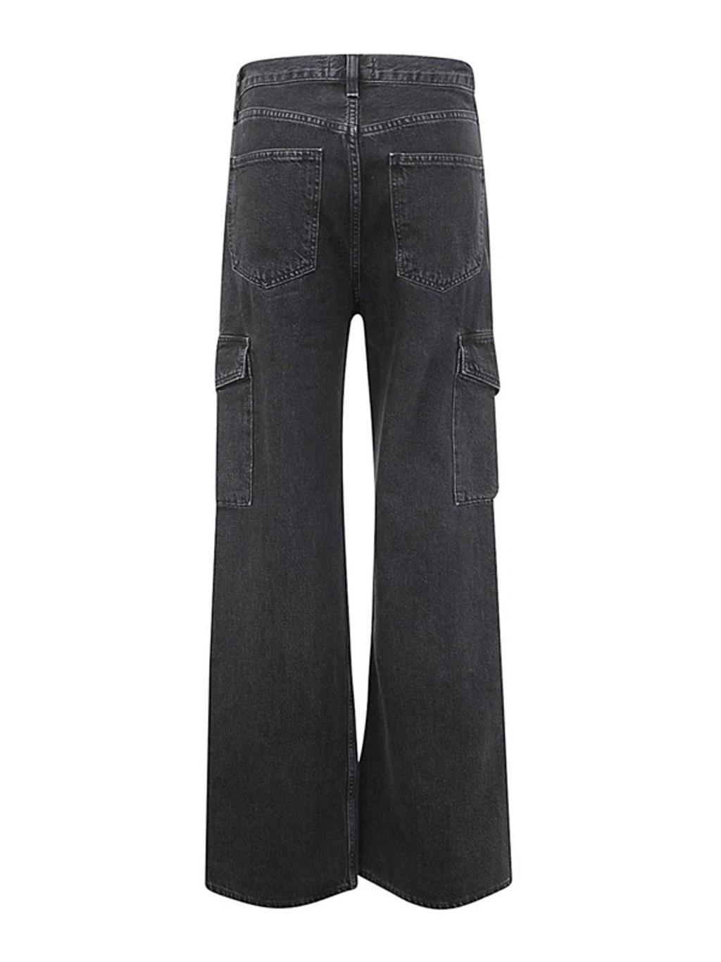 AGOLDE Spider Minka Cargo Jeans In Black Product Image