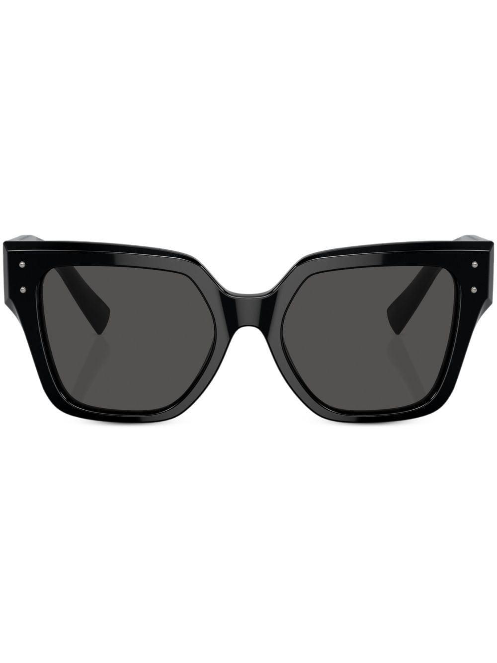 Dg4471 Square-frame Acetate Sunglasses In Black Product Image