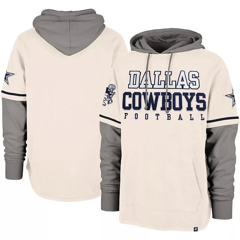 Mens 47 Cream Dallas Cowboys Shortstop Pullover Hoodie Product Image