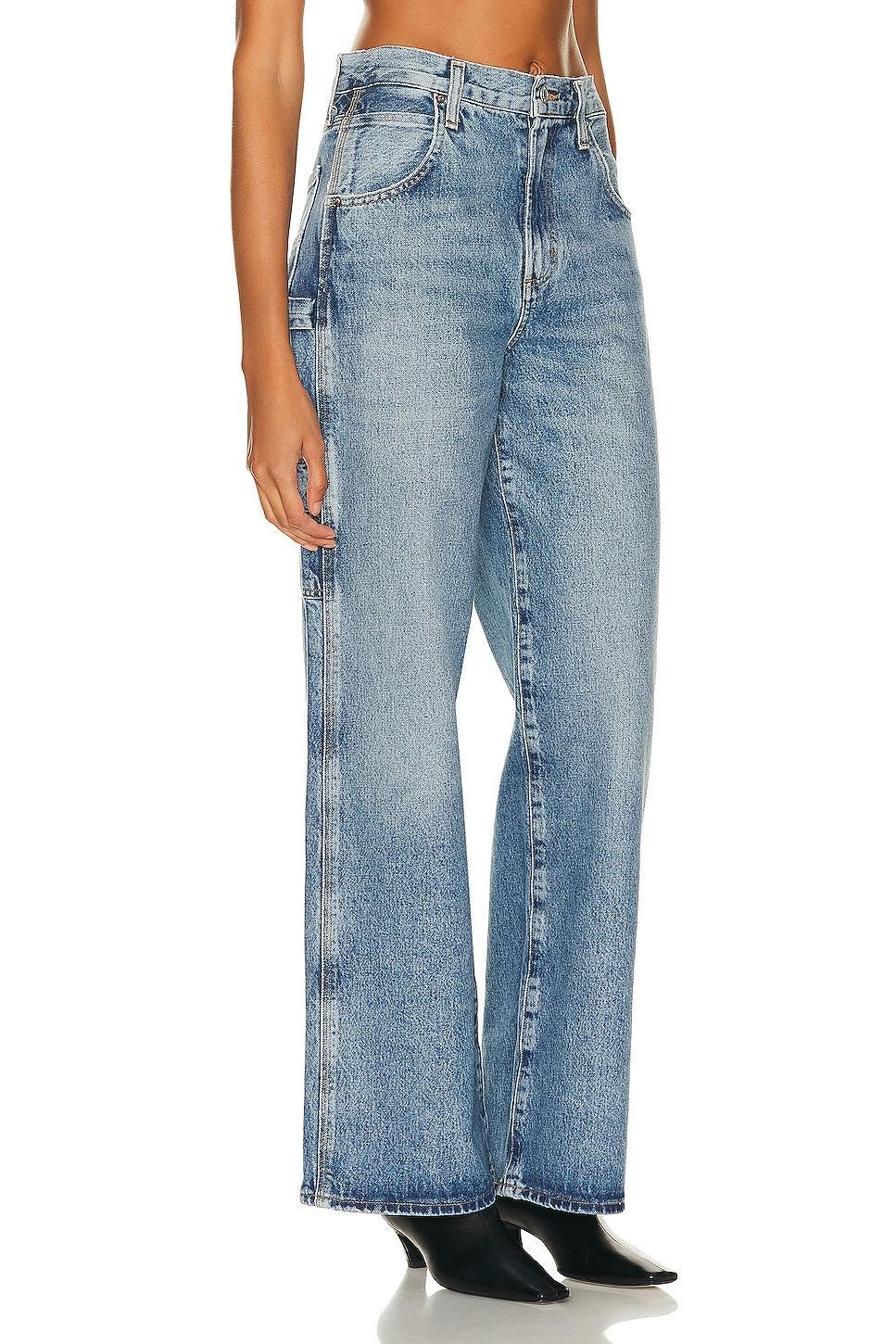 Womens Magda Carpenter Wide-Leg Jeans Product Image