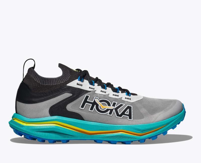 HOKA Mens Zinal 2 Shoes in Diva Blue/Lettuce, Size 11.5 Product Image