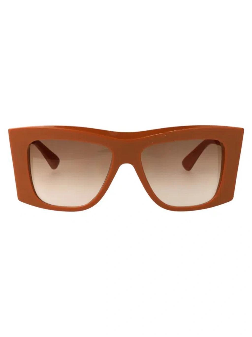 BOTTEGA VENETA Sunglasses In 003 Brown Brown Brown Product Image