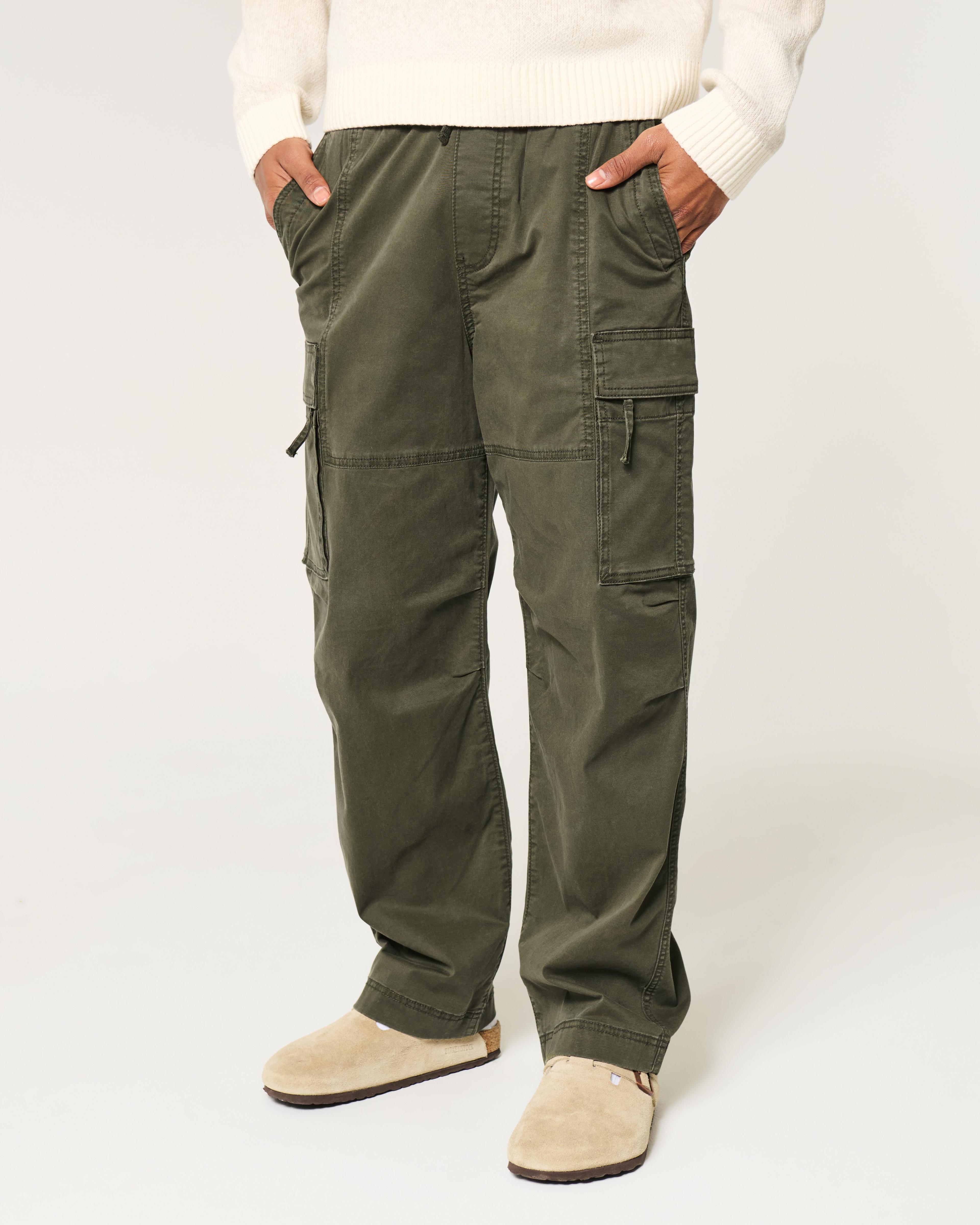 Baggy Cargo Pull-On Pants Product Image