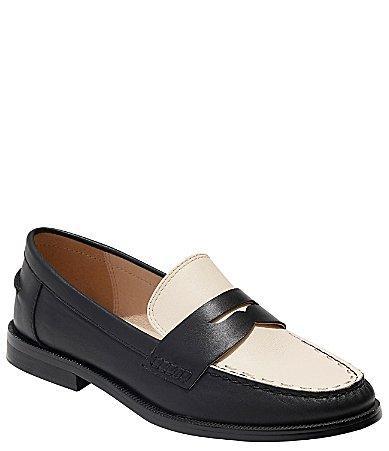 Jack Rogers Tipson Penny Colorblock Leather Penny Loafers Product Image