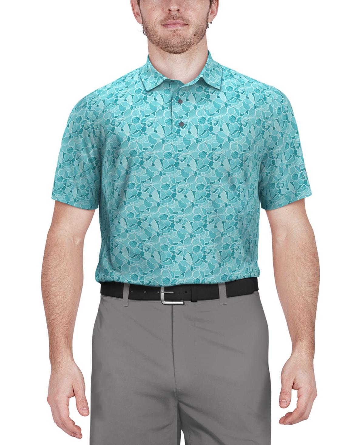 Pga Tour Mens Stretch Moisture-Wicking Floral Golf Polo Shirt Product Image