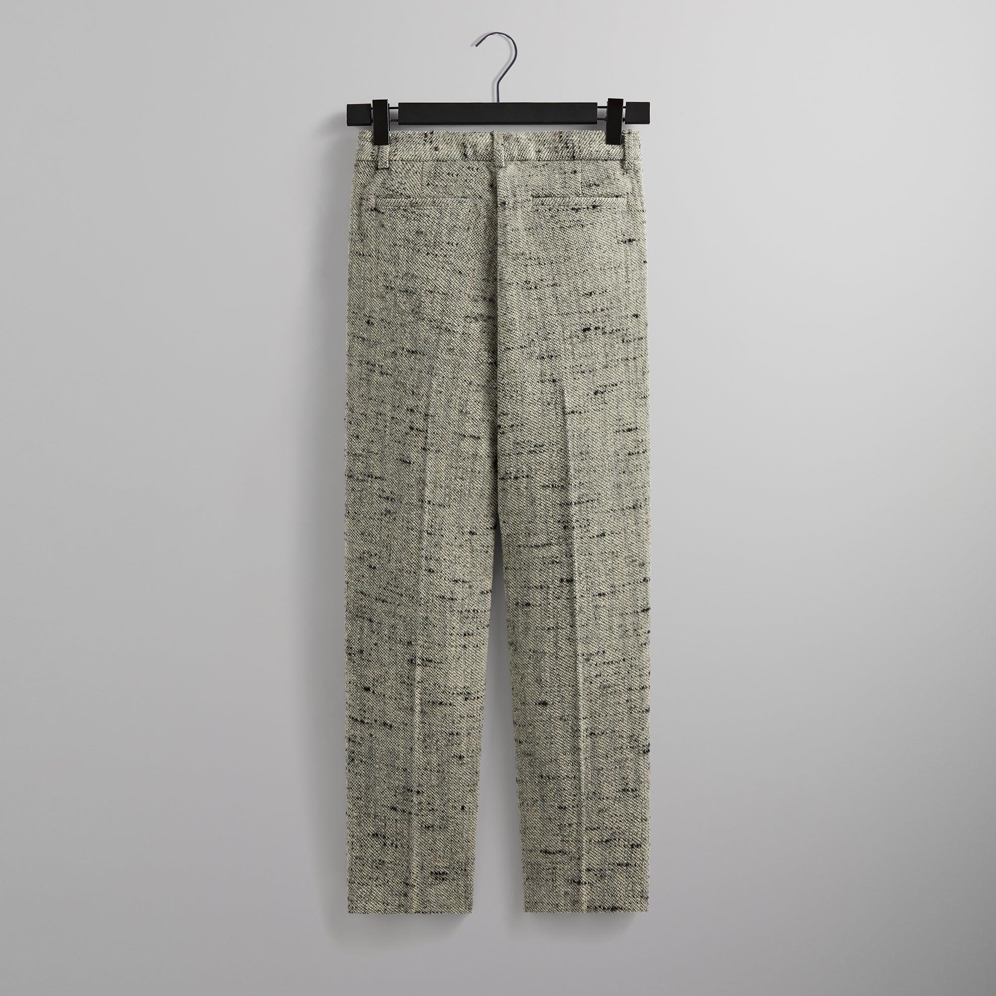 &Kin Tweed Kylan Pleated Trouser - Fin Male Product Image