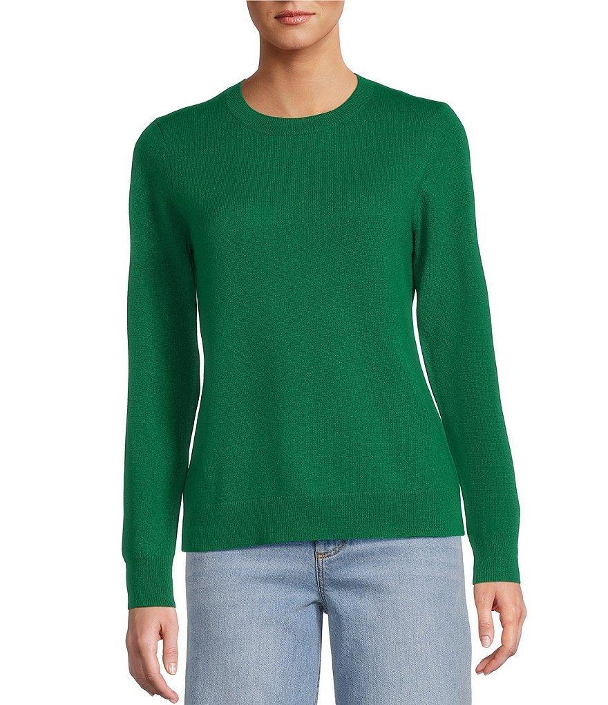 Antonio Melani Luxury Collection Cameron Cashmere Crew Neck Long Sleeve Knit Sweater Product Image