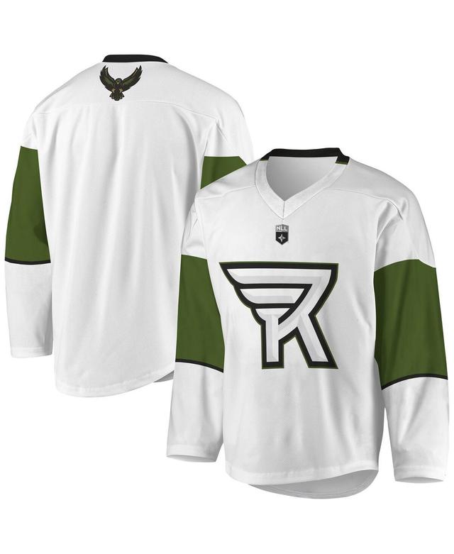 Mens White, Green Rochester Knighthawks Replica Jersey - White, Green Product Image