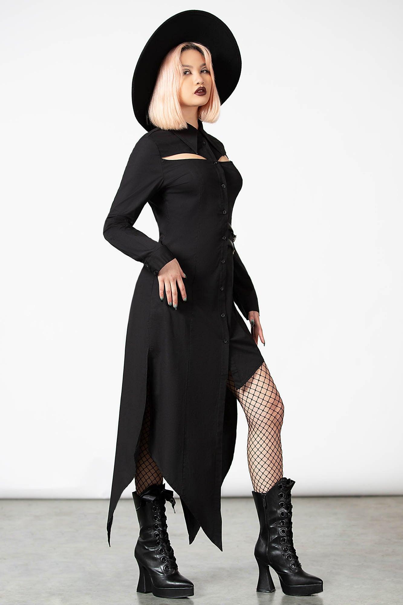 Hauntress Shirt-Dress Female Product Image