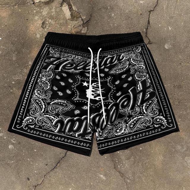 Sopula Retro Peris Graphics Hellstar Mesh Shorts Product Image