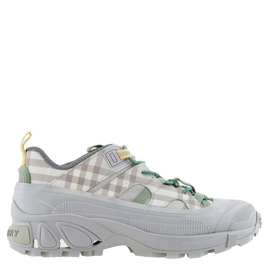 Men's Light Grey Arthur Check Sneakers Product Image