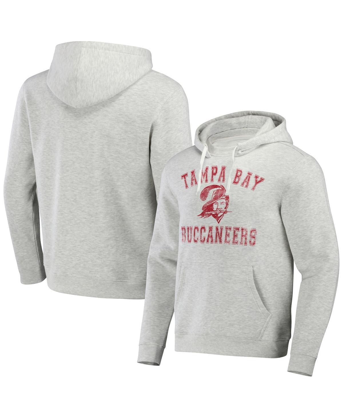 Mens NFL x Darius Rucker Collection by Fanatics Heather Gray Tampa Bay Buccaneers Coaches Pullover Hoodie Product Image