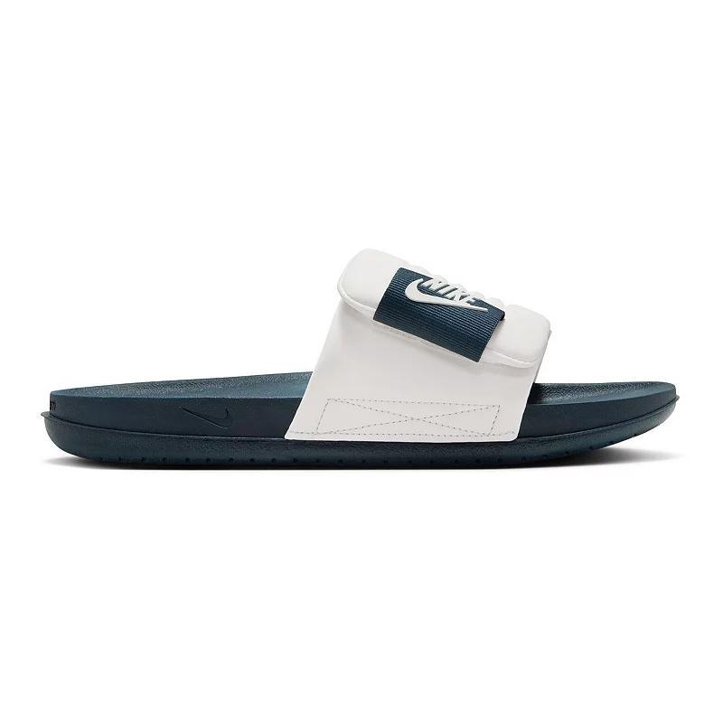 Nike Offcourt Adjust Mens Slide Sandals Sail Armory Blue Product Image