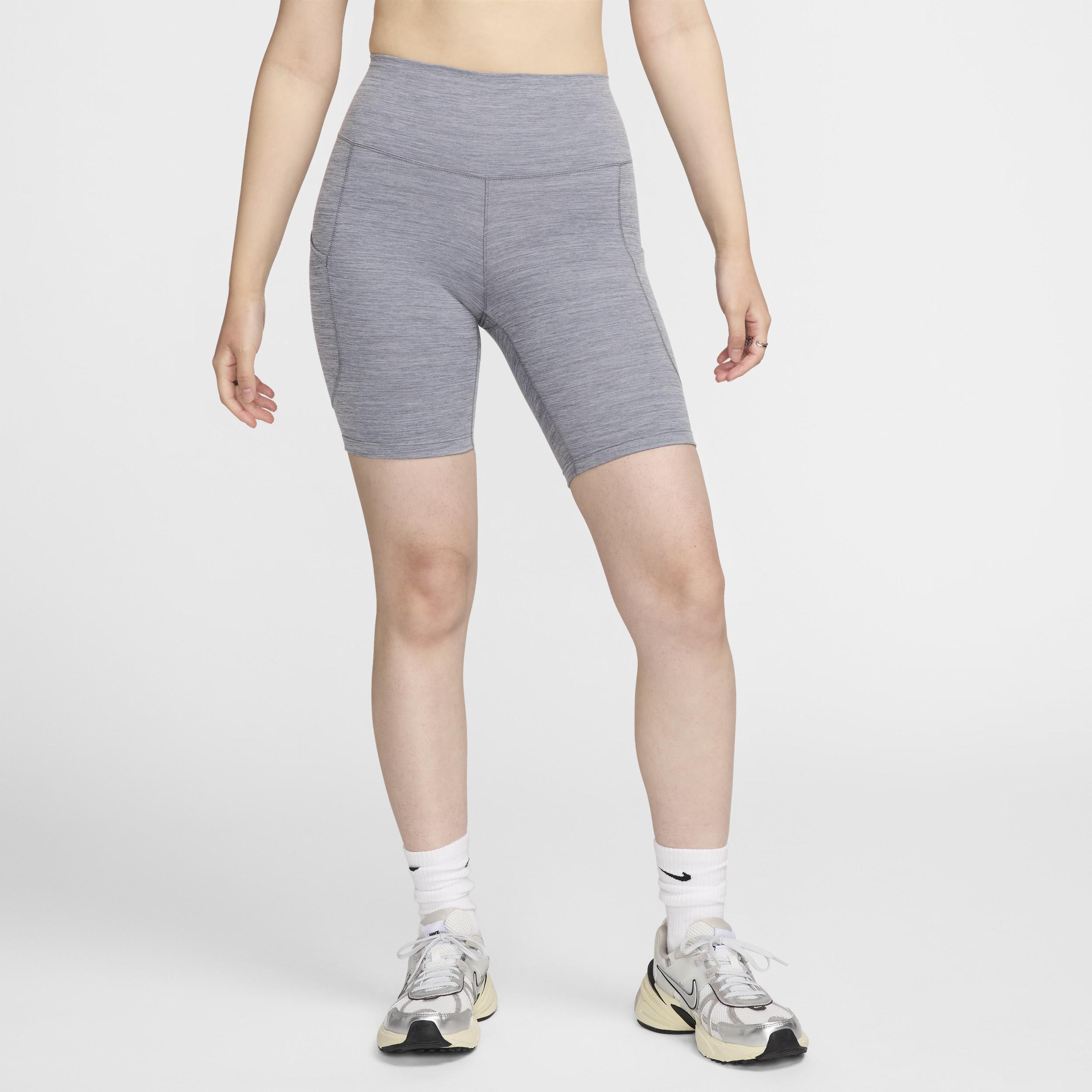 Nike Womens One High-Waisted 8 Biker Shorts with Pockets Product Image