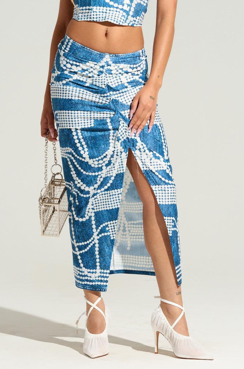 THINK AGAIN MIDI SKIRT Product Image