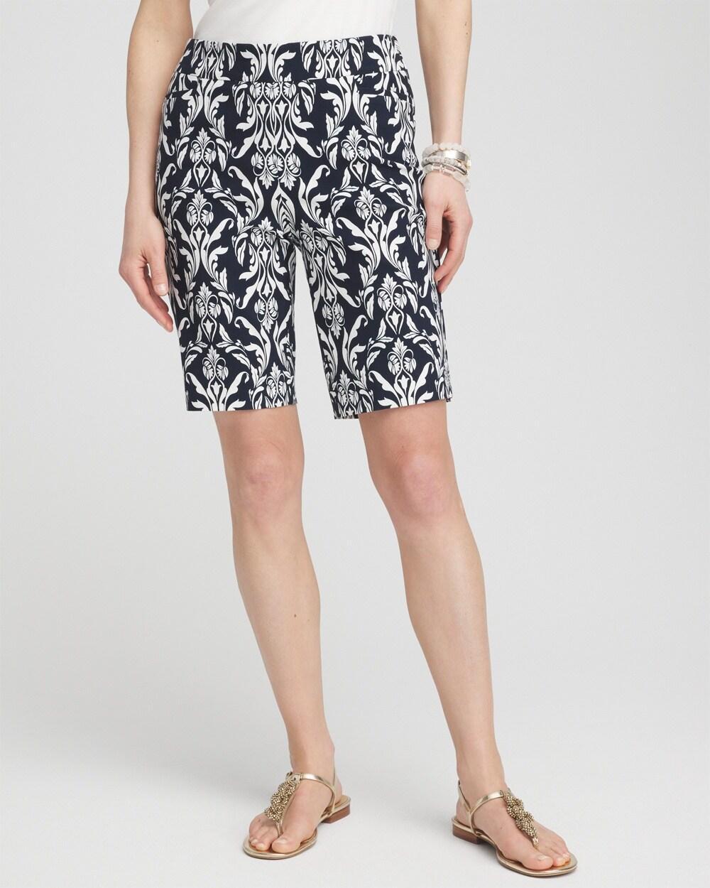 Brigitte 10" Swirl Print Shorts Product Image