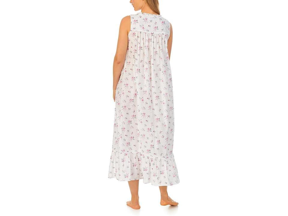 Eileen West Sleeveless Ballet Gown (Swiss Dot Rose) Women's Pajama Product Image