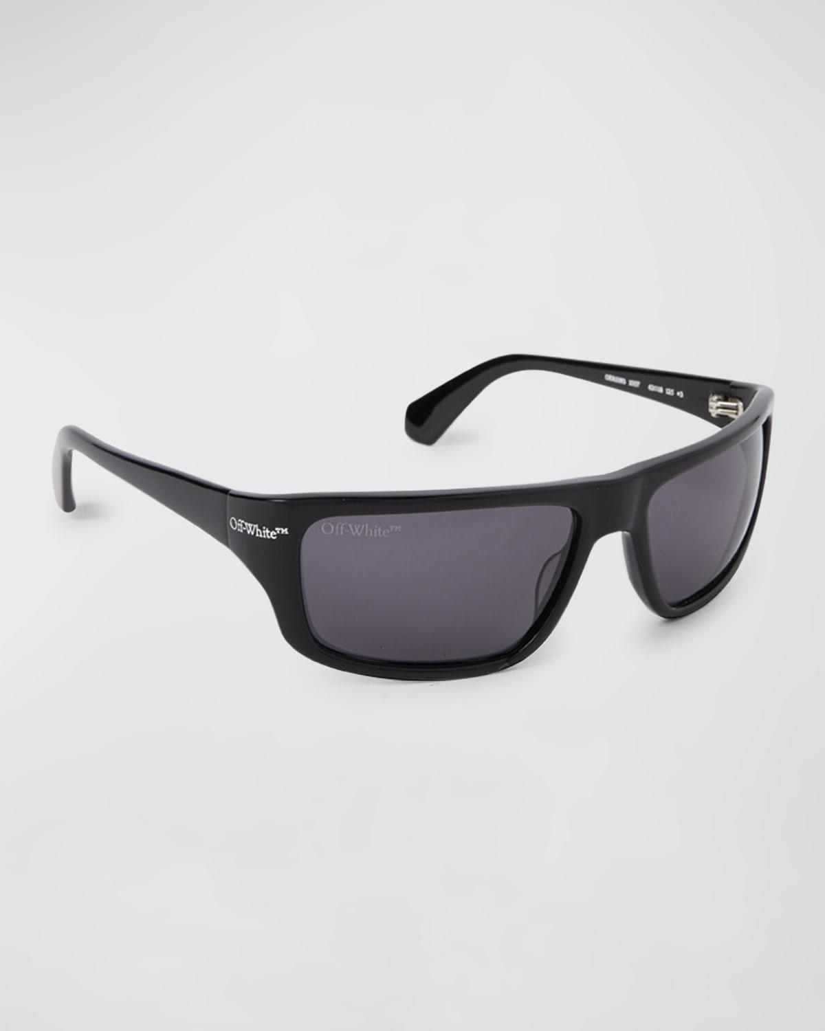 Mens Bologna Acetate Wrap Sunglasses Product Image