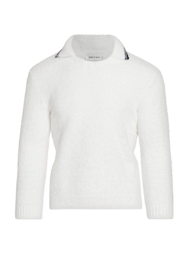 Mens V-Neck Polo Sweater Product Image