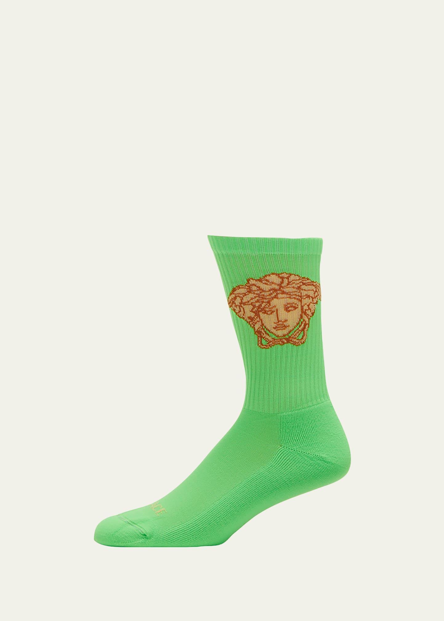 Mens Medusa Athletic Crew Socks Product Image