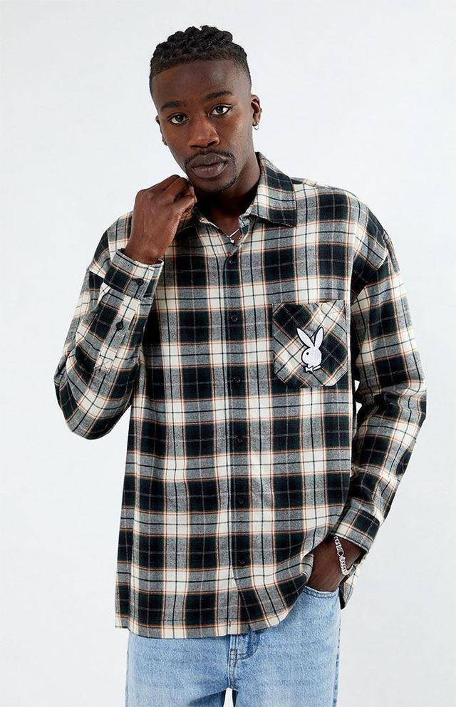 Playboy By PacSun Men's Flannel Shirt Product Image