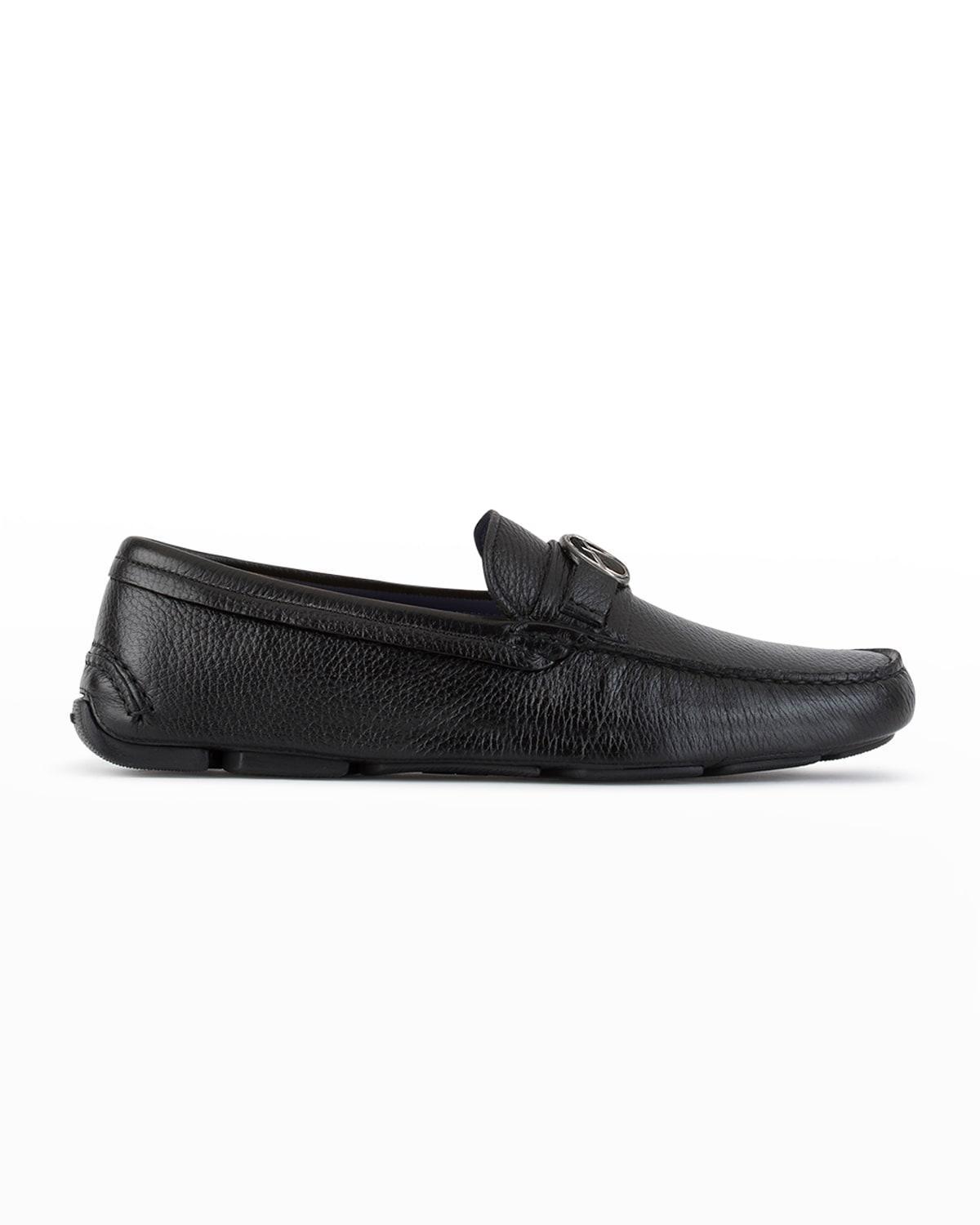 Mens Leather DOrsay Slip-On Loafers Product Image